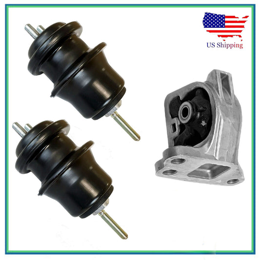 Set 3PCS Motore & Trans Montante MotorKing Per 15-19 Subaru Legacy Outback 2.5L
