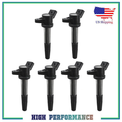 UF561 5C1786 C1729 33410-86Z10 Ignition Coil 6PCS For 2006 Suzuki Verona 2.5L L6