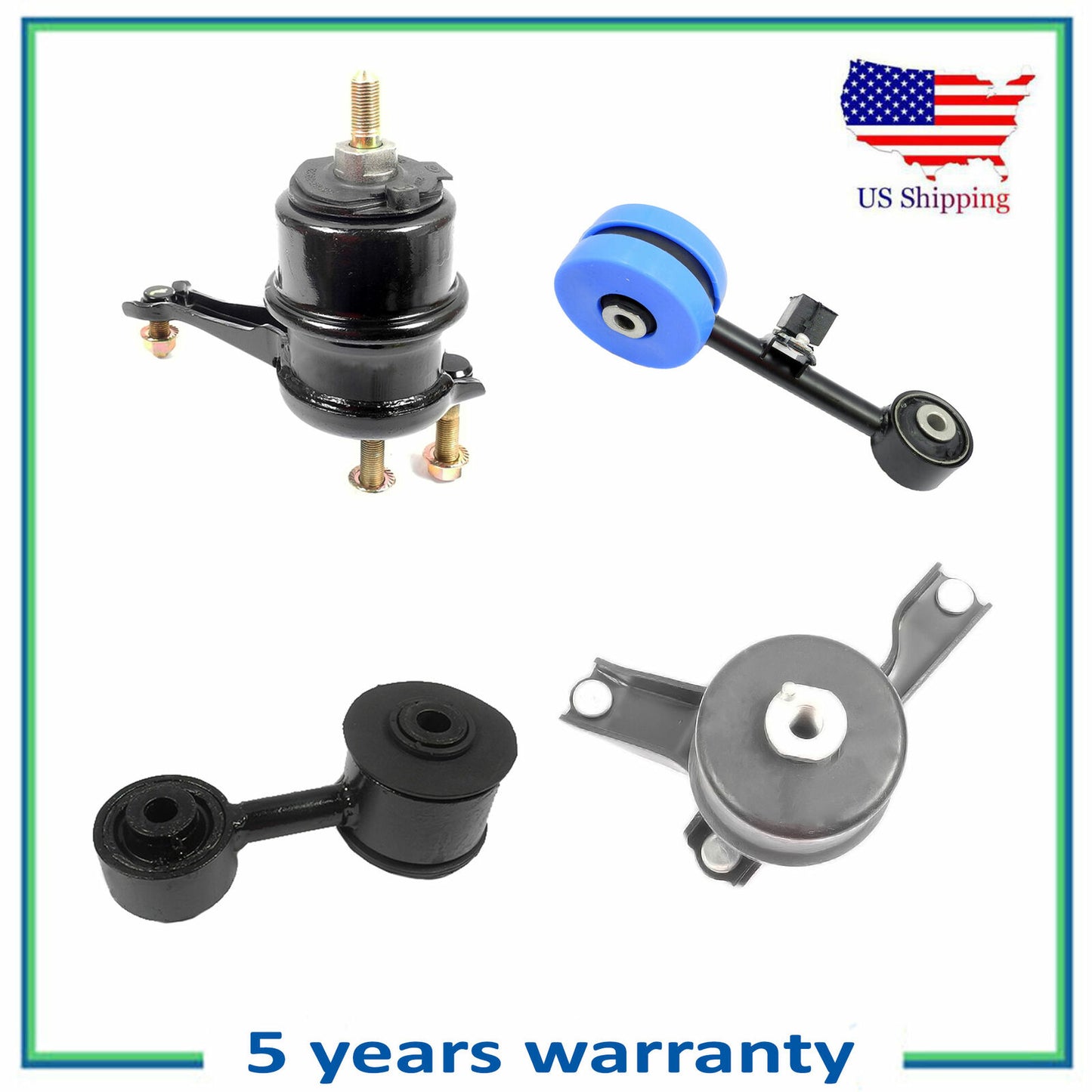 MK62016SD 4226 62052 62066 Motor & Trans Mount For 02-03 Toyota Solara 2.4L