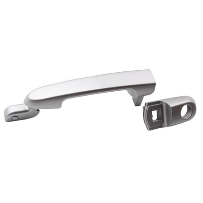 Front Pair Outside Door Handle For 06-11 Hyundai Accent 5S Platinum Silver Mica