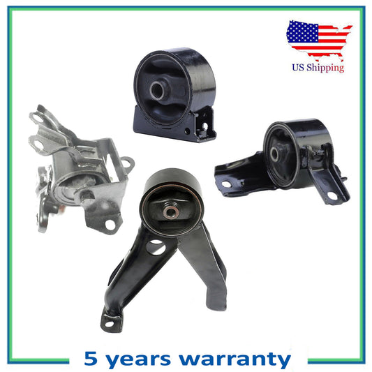 4PCS Motore & Auto Trans Montante Per 2007-2013 Mitsubishi Outlander 3.0L AWD