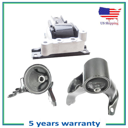 Juego 3PCS Motor & Trans Montaje Para 08-13 Mitsubishi Outlander 2.4L Auto