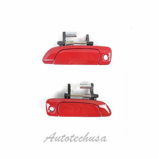 01-05 Para Honda Civic Frente Juego 2 R81 Milano Rojo Fuera Puerta Mango DS273