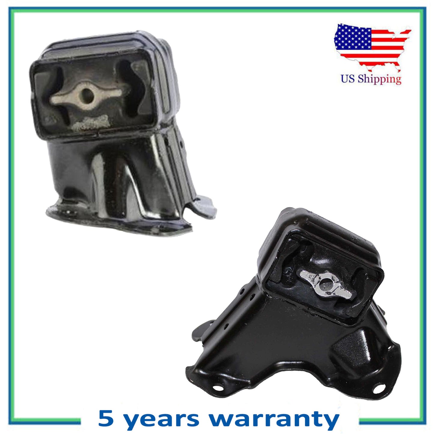 Set of 2pcs Engine Motor Mount For 5529 5541 Jeep Commander Grand Cherokee 3.7L