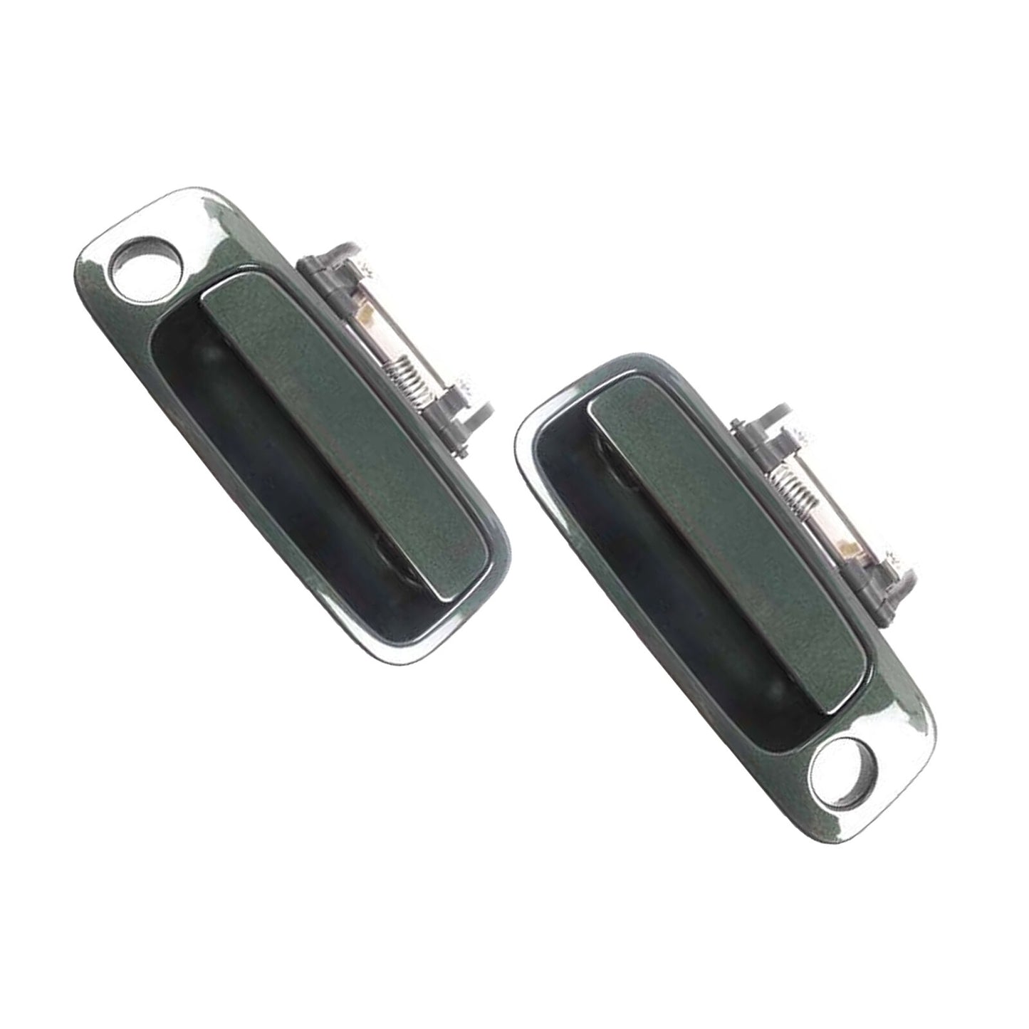 Front Pair Outside Door Handle For 00-04 Toyota Avalon 6R1 Woodland Green Pearl