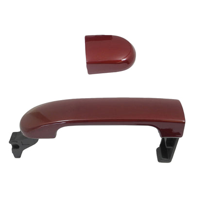 Rear Left Outside Door Handle w/o Keyhole New For 2007-2012 Nissan Versa A15 Red