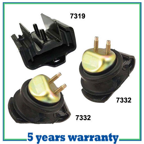 M895 Moteur & Trans Montage 3PCS Pour 00-04 Nissan Frontier Xterra 3.3L AWD