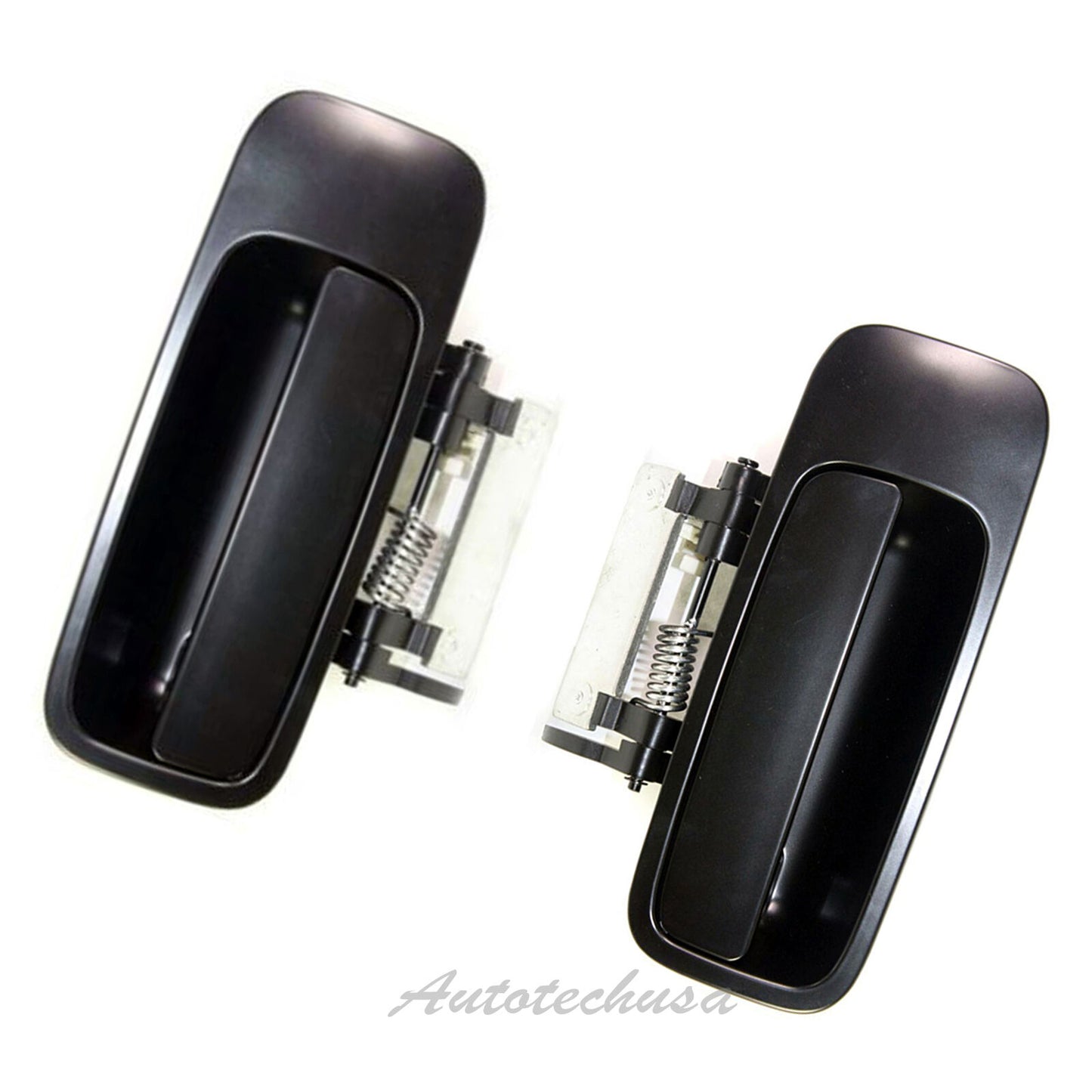 Posteriore Esterno Porta Manico Set Per 2000-2004 Toyota Avalon Verniciato Nero