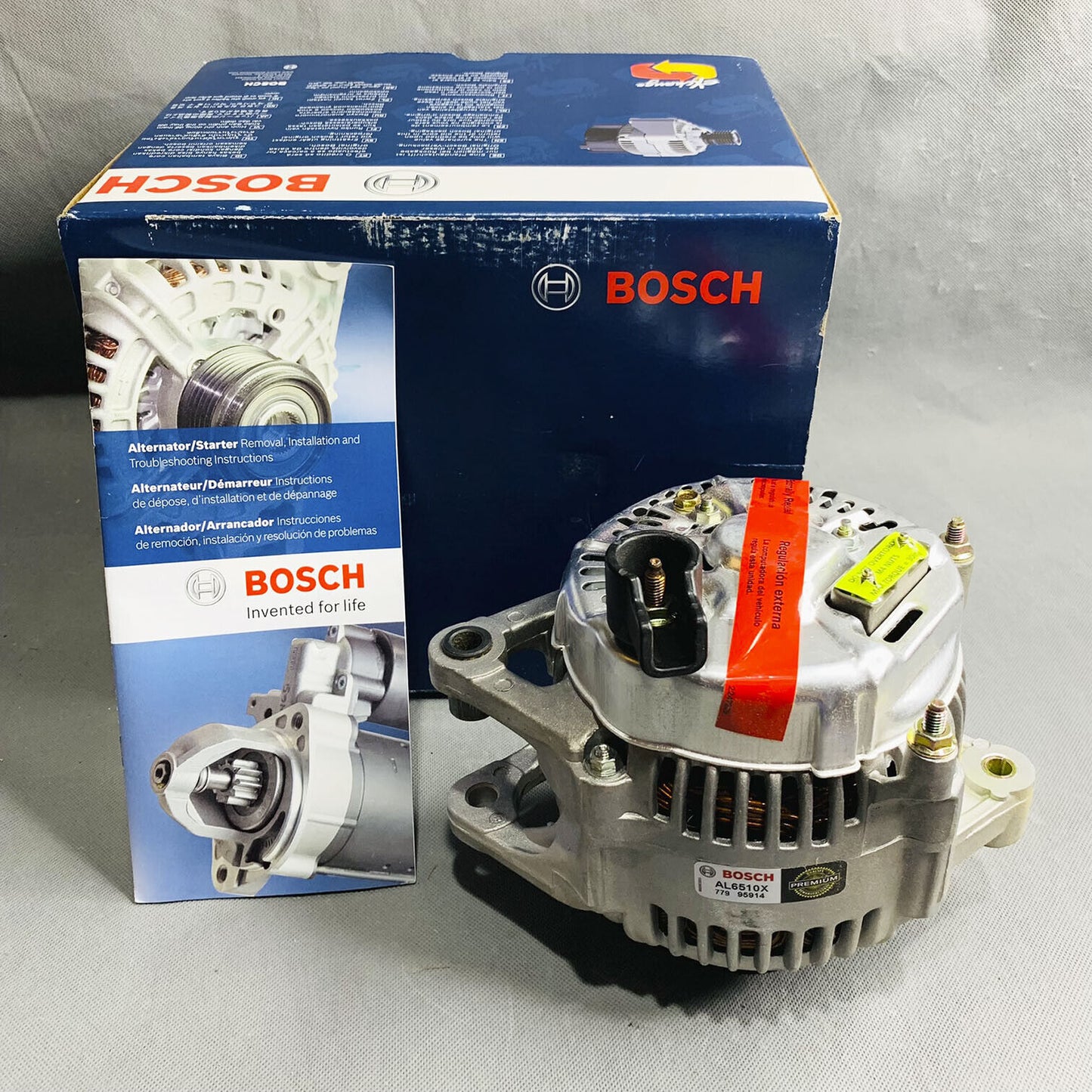 BOSCH Reman Alternator For 1988-1998 CHRYSLER DODGE PLYMOUTH JEEP AL6510X