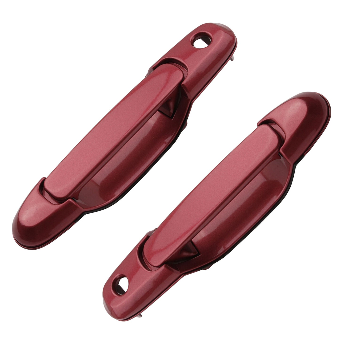 Anteriore Coppia Fuori Porta Manico Per 98-03 Toyota Sienna Nappa Bordeaux Perla