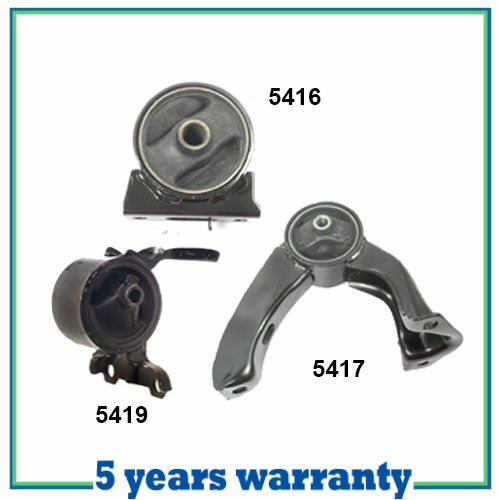 M796 Engine Motor & Trans Mount 3PCS For 09-11 Mitsubishi Lancer 2.4L for Manual
