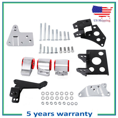 Nuevo Motor Swap Montaje Soporte Para 96-00 Honda Civic K Serie K20 K24 Ek Caja
