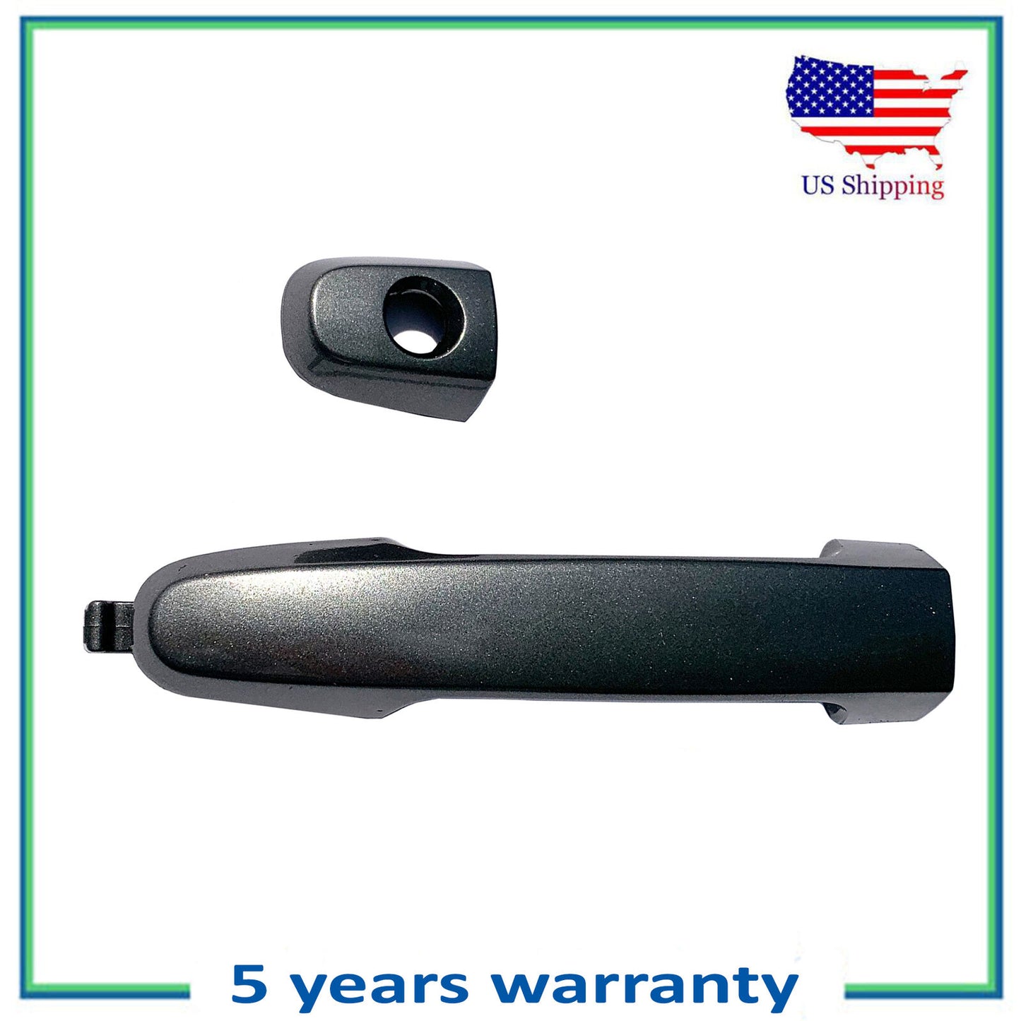 Front Left & Right Outside Door Handle 1E3 Gray For 03-10 Pontiac Vibe 1.8 2.4L