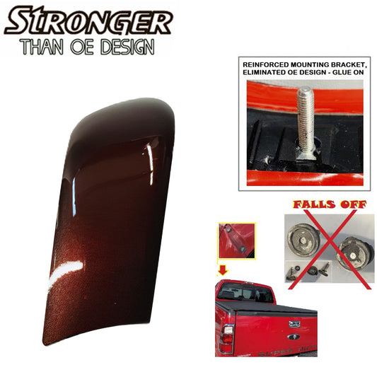 Right RH UPGRADED Roof Corner Molding Trim For Ford 2008-2016 Super Duty JM Red