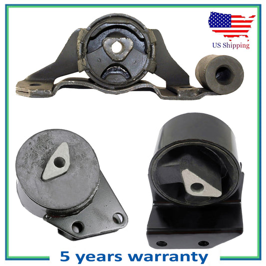 3PCS Engine Motor & Transmission Mount For 1993-1996 Jeep Grand cherokee 5.2L