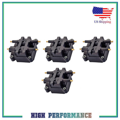 4 PCS Ignition Coil For UF159 Subaru Legacy Impreza Forester Outback 2.2L 2.5L
