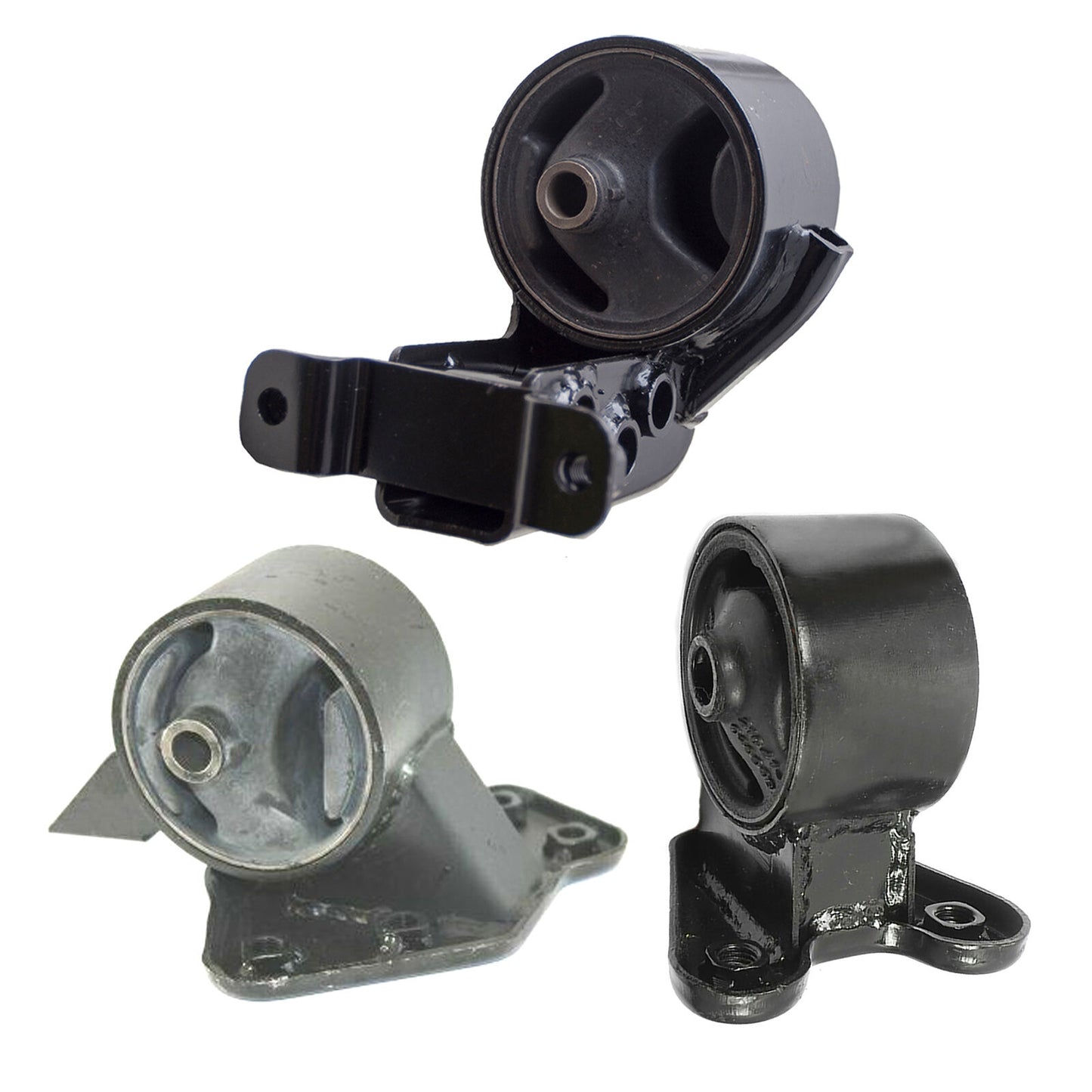 Set 3PCS Engine Motor & Manual Transmission Mount For 00-03 Hyundai Accent 1.5L