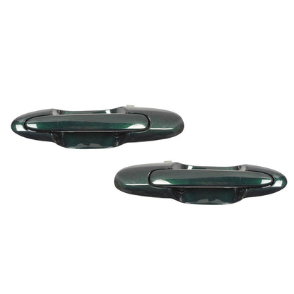 Rear Exterior Outside Door Handle 2PCS For 2000-2006 Mazda MPV Grace Green 18J