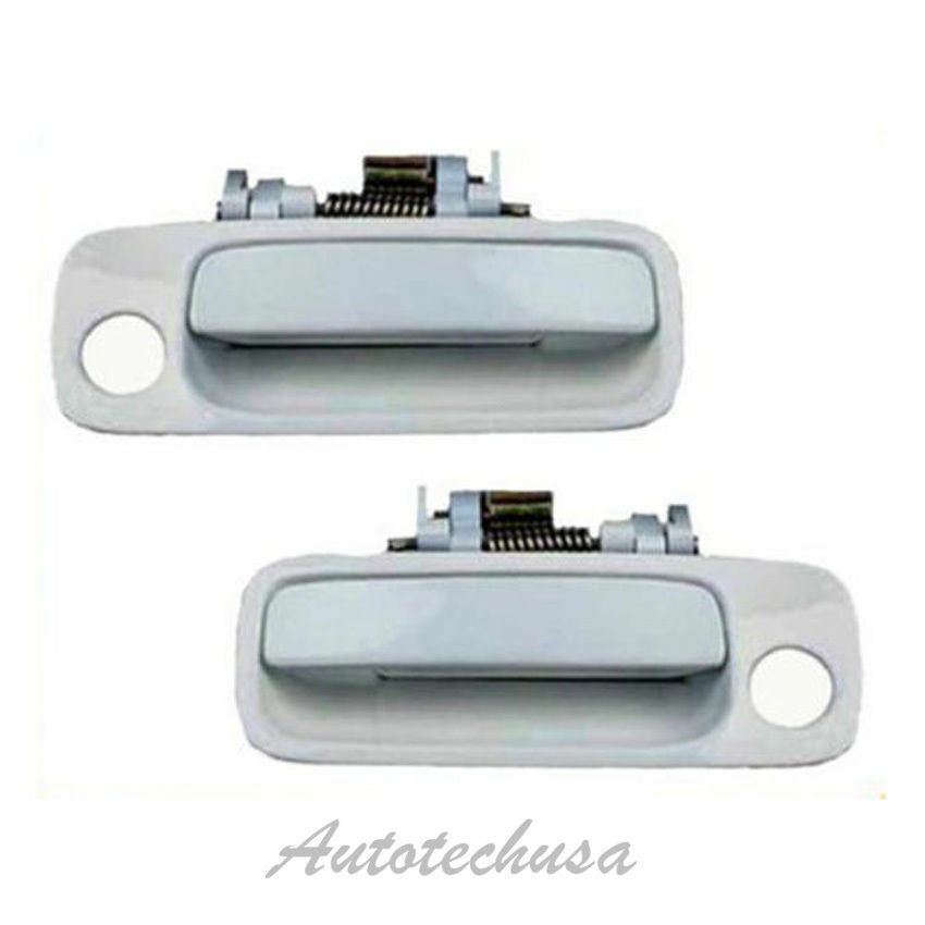 1997-01 For Toyota Camry Set 2 WHITE 040 Left & Right Outside Door Handle DH31