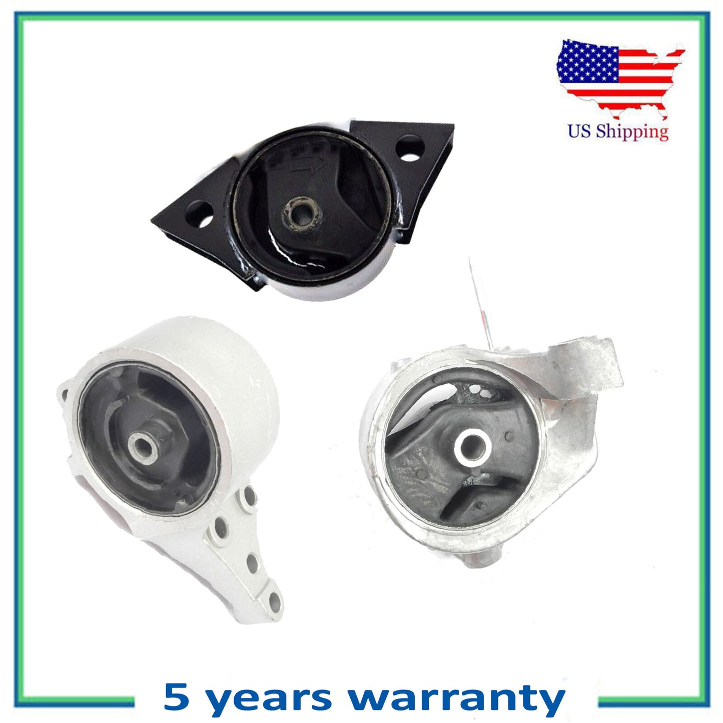 Engine Motor & Trans Mount For 1993-1999 Nissan Altima 2.4L 3PCS 6346 6342 6343