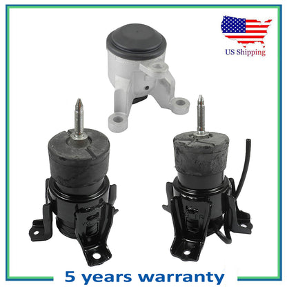 Set 3PCS Engine Motor Mount For Nissan 2014 Quest 2011 2014 Murano FWD 2WD 3.5L