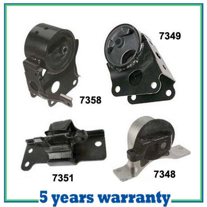 M018 Engine Motor & Trans Mount Set 4 PCS For 04-06 Nissan Maxima 3.5L Automatic