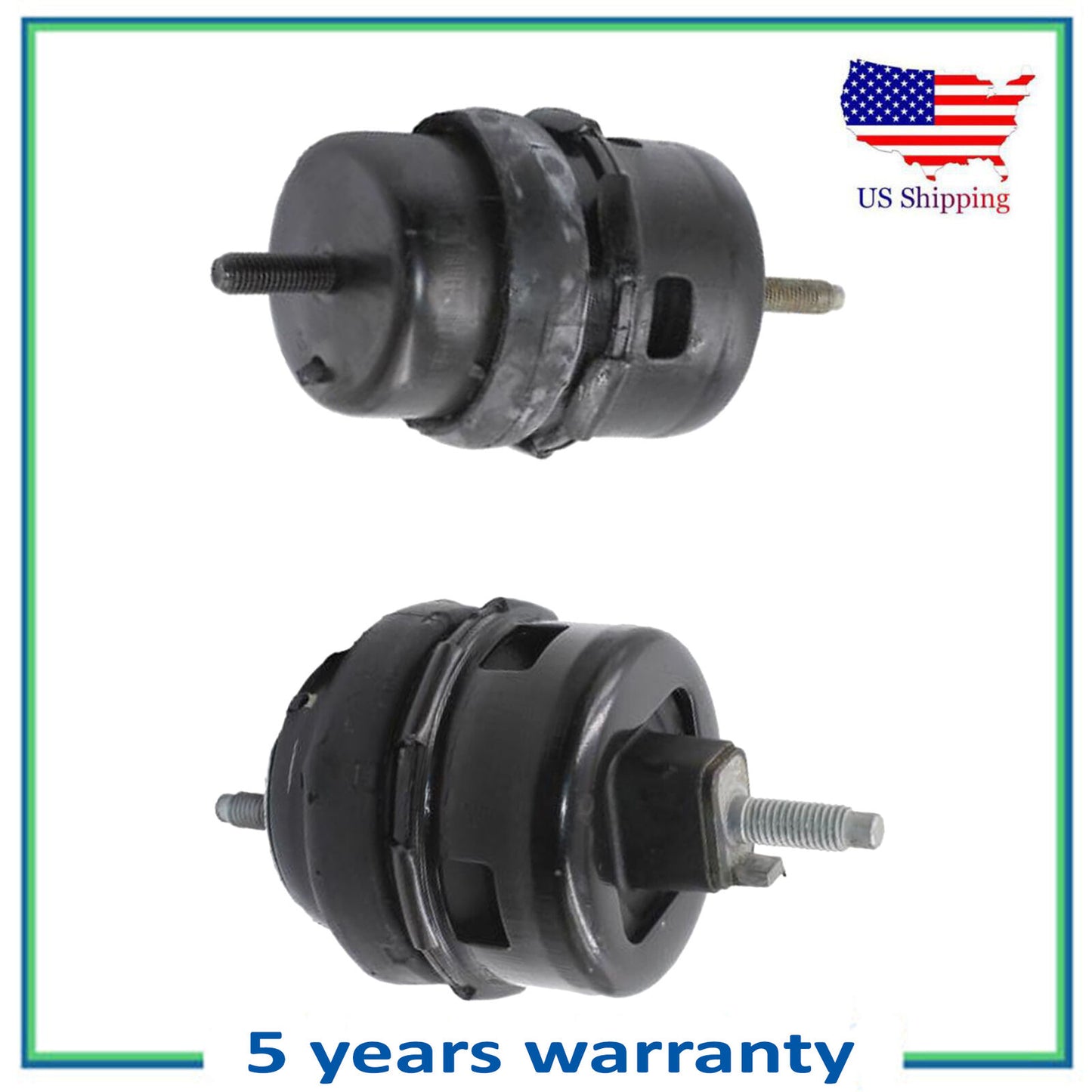 Front & Rear Engine Motor Mount 3271 3272 Set 2 For 12-17 Chevrolet Impala 3.6L