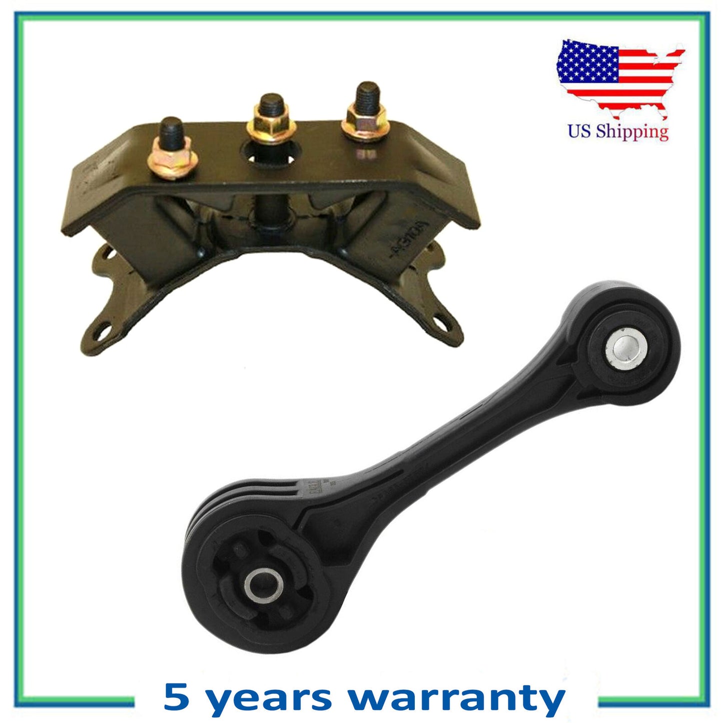 6707 6723 Engine Motor & Auto Trans Mount For 05-09 Subaru Legacy Outback 2.5L