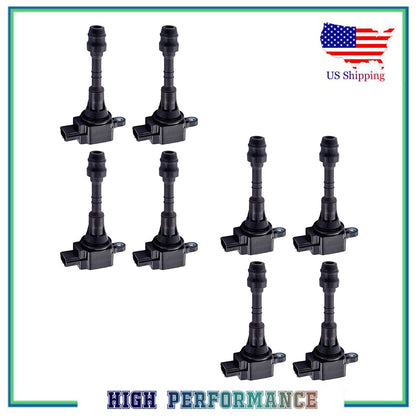 8PCS Ignition Coil For UF510 C1483 5C1482 Infiniti QX56 Nissan Armada Titan 5.6L