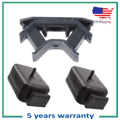 Set 3PCS Engine Motor & Trans Mount For Asuna Chevy GMC GEO Suzuki Pontiac 1.6L