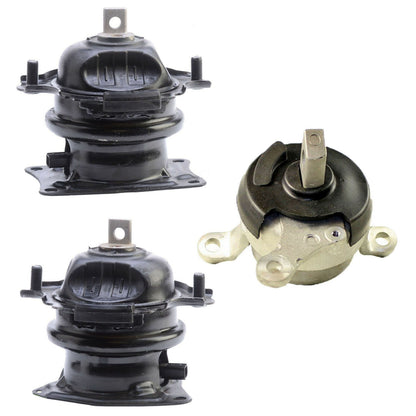 Set 3PCS Front, Rear & Right Hydraulic Engine Mount For Acura MDX Honda Pilot