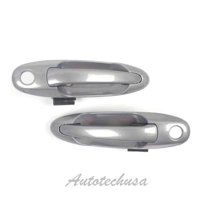 For Tundra SEQUOIA Front Pair 1C7 Thunder Gray Met Outside Door Handle DS252