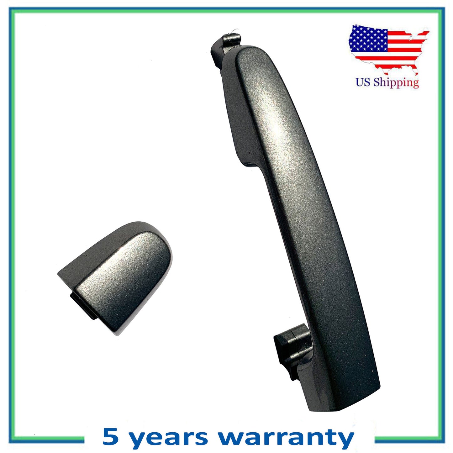 Rear Left & Right Outside Door Handle 1E3 Gray For 03-10 Pontiac Vibe 1.8 2.4L