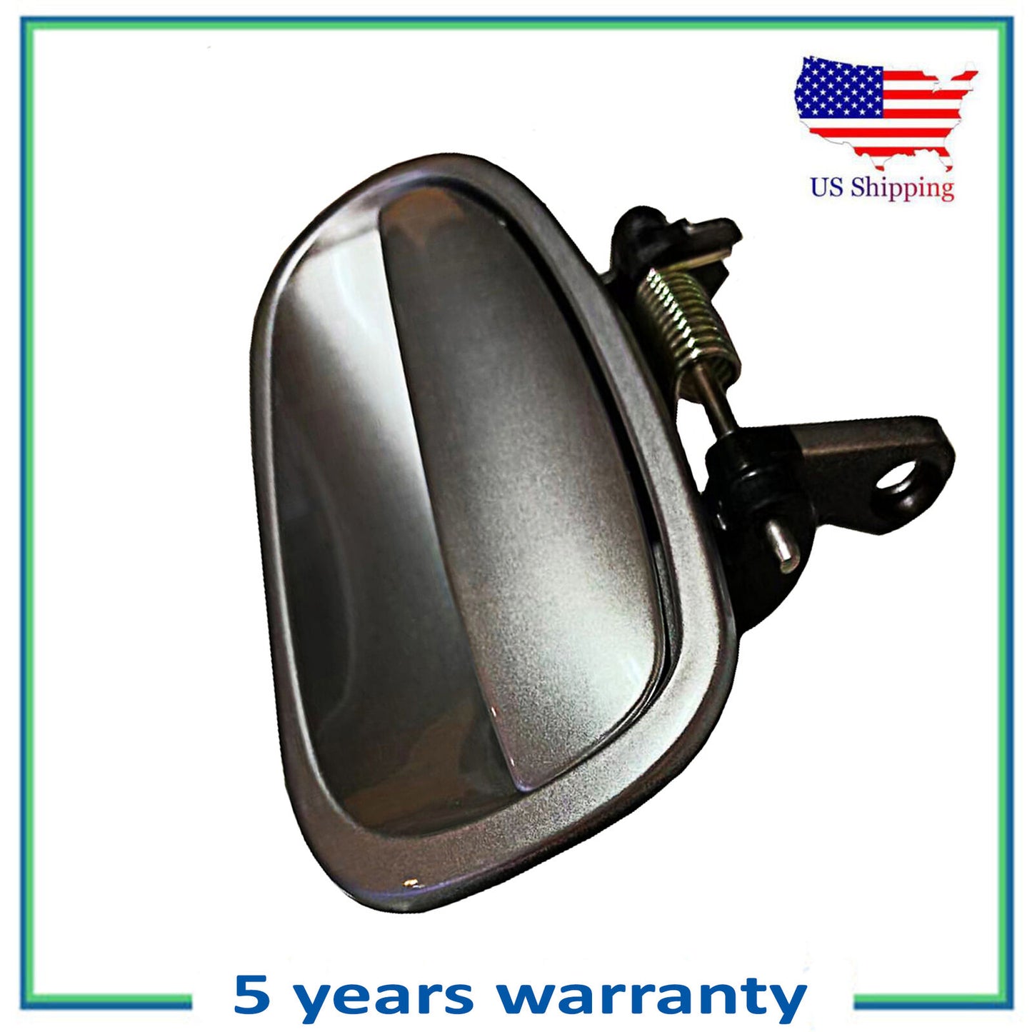 Rear Left Driver Side Outside Door Handle For 96-2000 Honda Civic Silver NH623