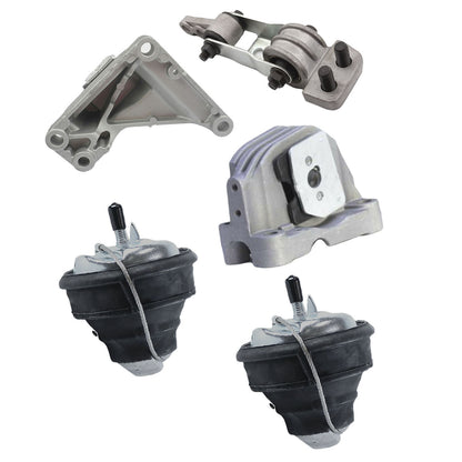 Set 5PCS Engine Motor & Trans Mount MotorKing For 2001-2008 Volvo S60 2.3L 2.4L
