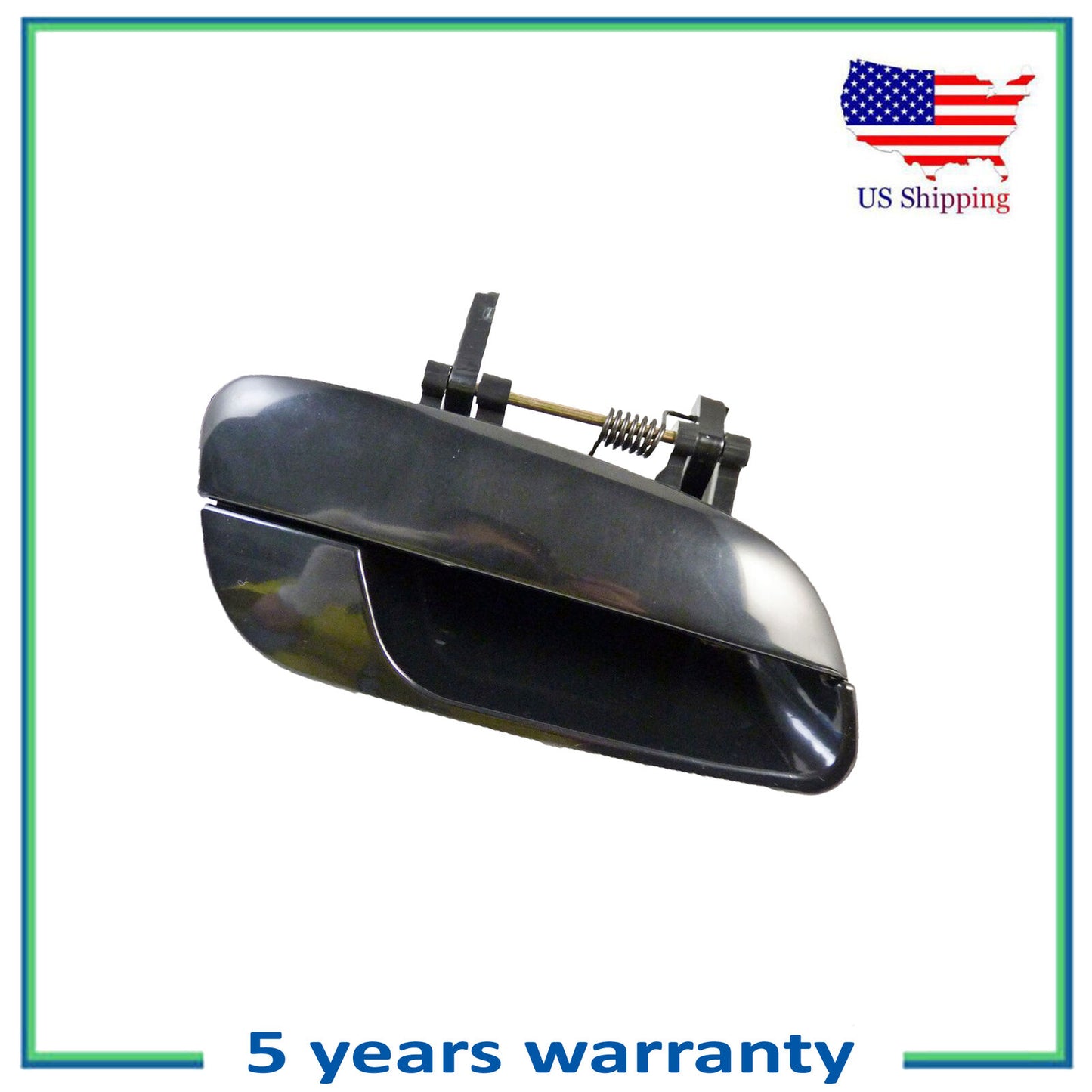 Rear Right Outside Door Handle For 2001-2005 Hyundai Elantra Smooth Black