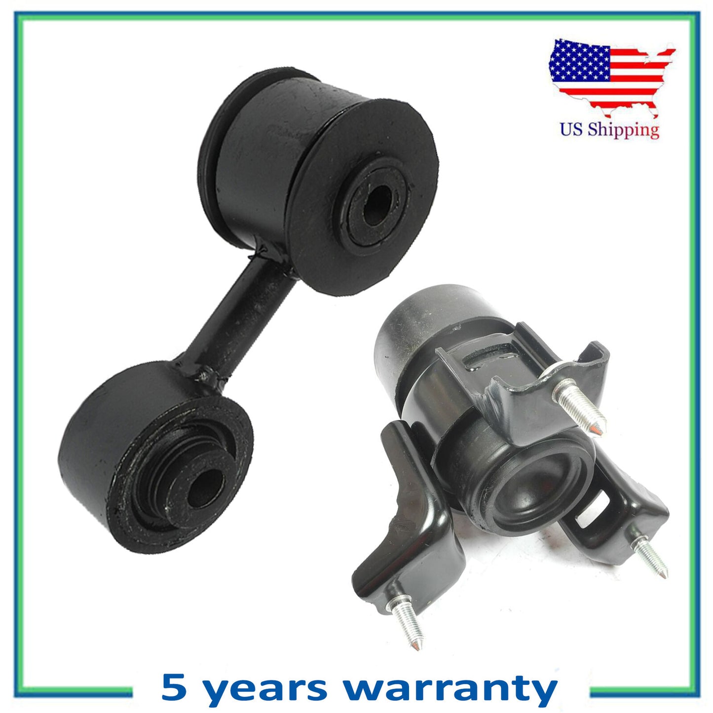 2PCS Set Moteur Montage Moteur Pour 2002-2006 Toyota Camry Solara 2.4L 4203 4226