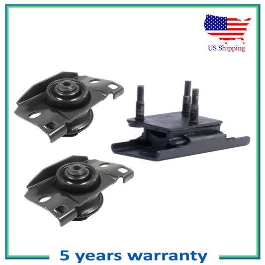 Set 3PCS Engine Motor & Trans. Mount For 05-16 Nissan Frontier Xterra 4.0L 4WD