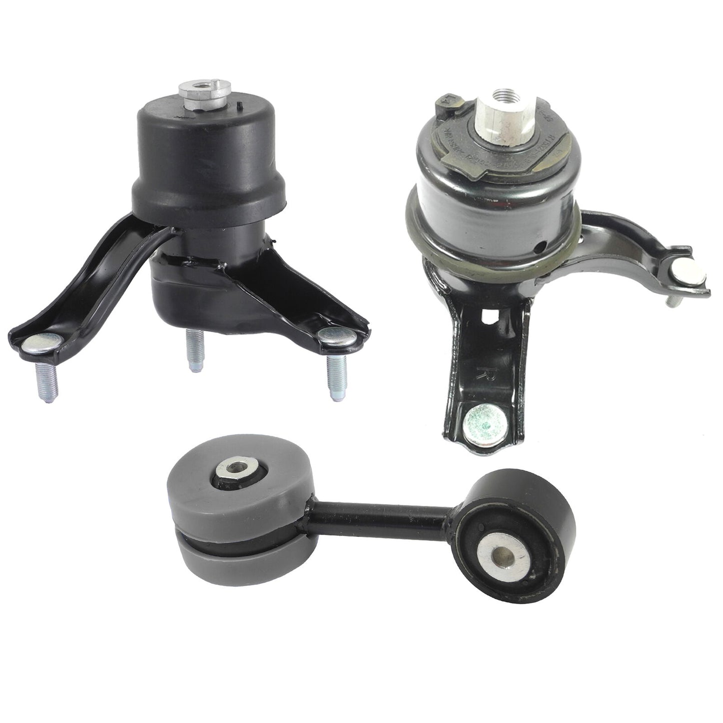 Set Engine Motor & Trans Mount Polyurethane For 04-07 Toyota Highlander 2.4 2WD