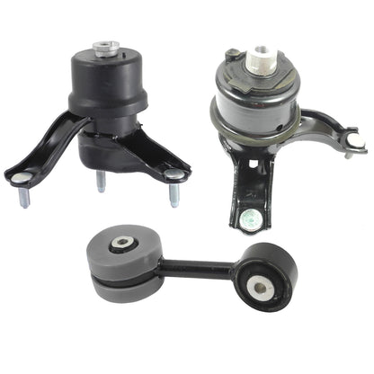 Set Engine Motor & Trans Mount Polyurethane For 04-07 Toyota Highlander 2.4 2WD