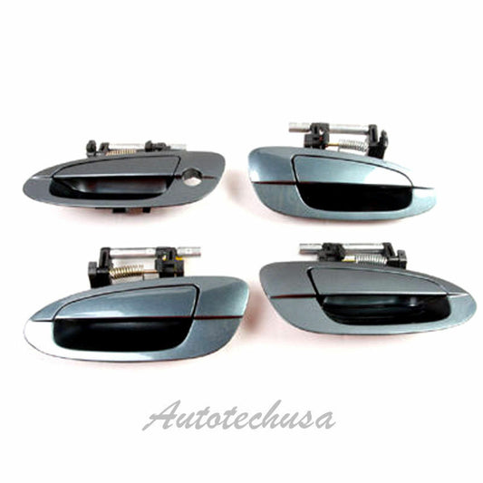 For NISSAN ALTIMA Outside 4 PCS Set BX4 OPAL BLUE MotorKing Door Handle DS174