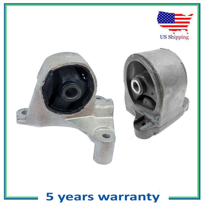 2PCS Motor & Trans Montaje Para 2001-2005 Honda Civic 1.7L Manual 6589 6588