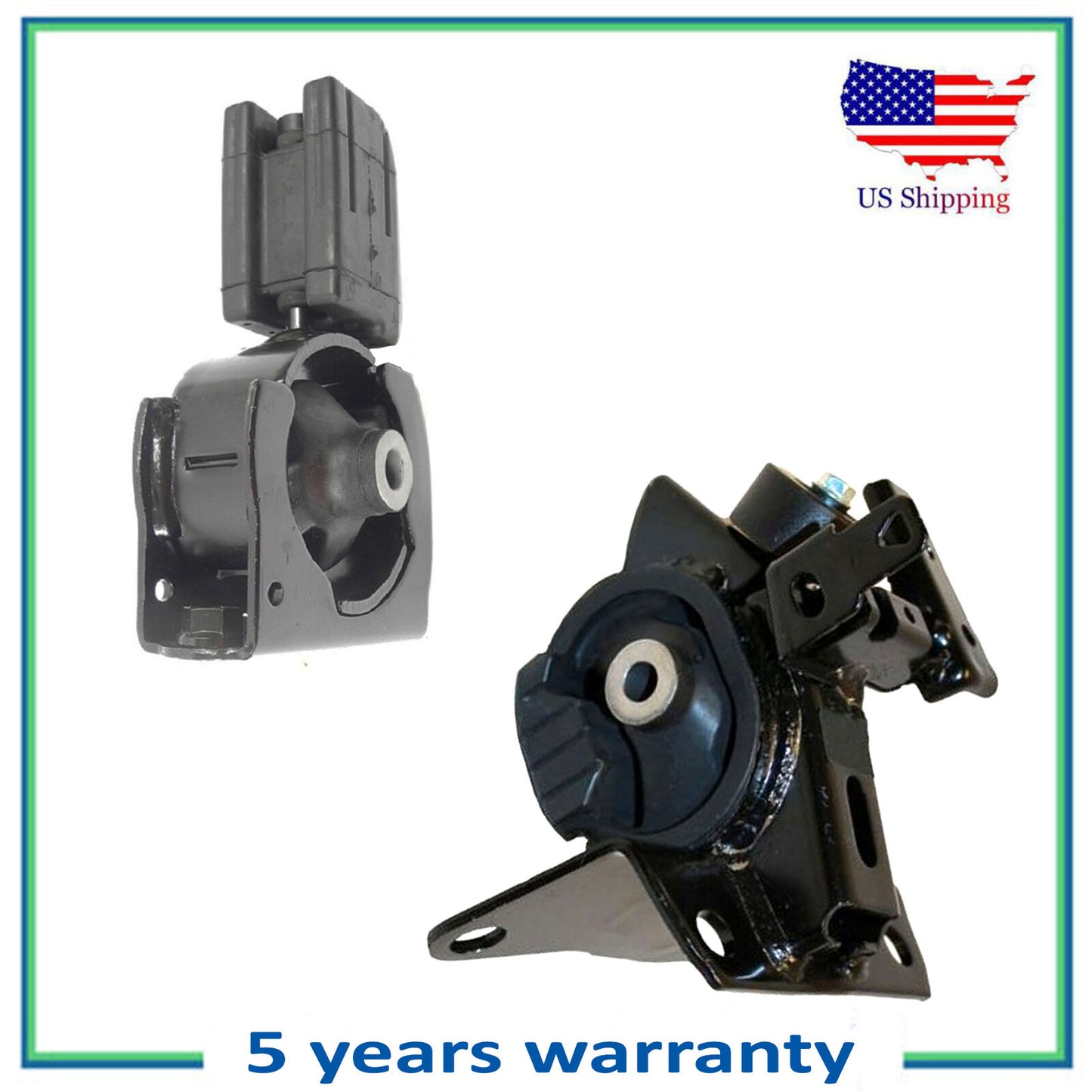 Set 2PCS New Front Engine Motor & Transmission Mount For 2005-2010 Scion tC 2.4L