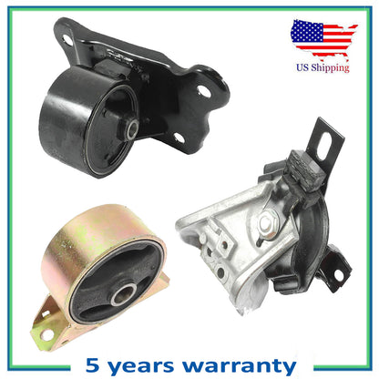 3PCS Motore & Trans Montante Per 2003-2006 Mitsubishi Outlander 2.4L Auto