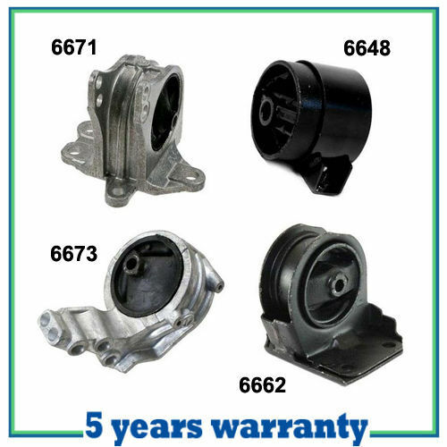 Trans Motor & Trans Mount For 94-98 Mitsubishi Galant ES 2.4 Auto Set 4 PCS