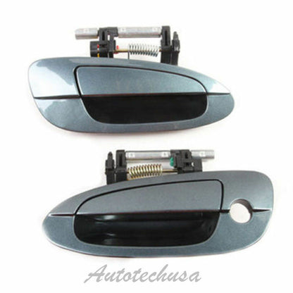 For NISSAN ALTIMA Outside Front Pair BX4 OPAL BLUE MotorKing Door Handle DS175