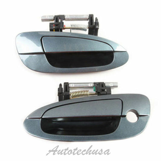 For NISSAN ALTIMA Outside Front Pair BX4 OPAL BLUE MotorKing Door Handle DS175