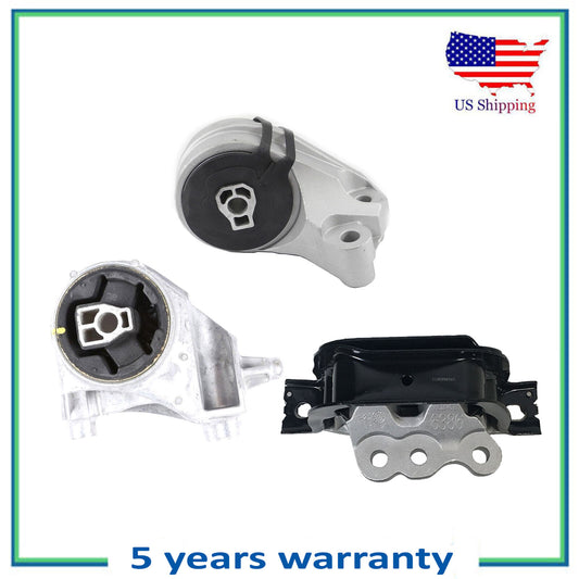 3PCS Motor & Trans Mount For 2012-2015 Chevrolet Captiva Sport Equinox 2.4L