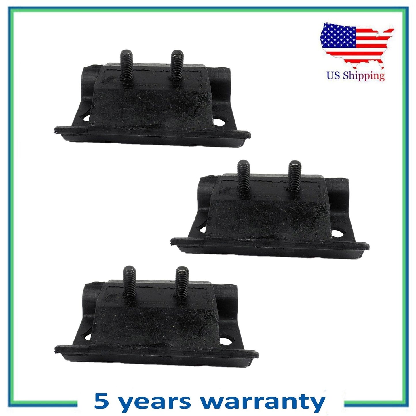 Transmisión Montaje 2628 3 Juego 3PCS Para 1987-1990 Jeep Wrangler 4.2L