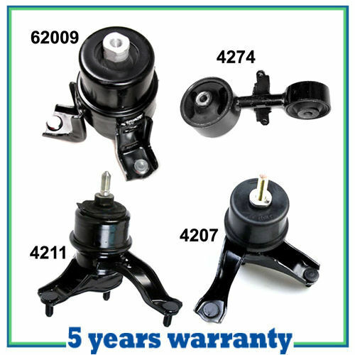 Engine Motor & Auto Trans Mount Set 4 PCS 2007-2011 For Toyota Camry 2.4L Hybrid